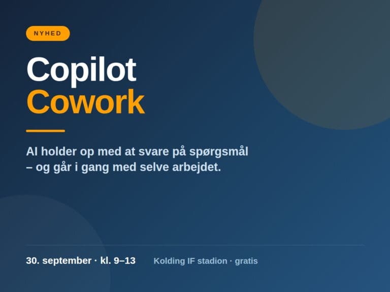 Copilot Cowork: AI holder op med at svare på spørgsmål og går i gang med selve arbejdet